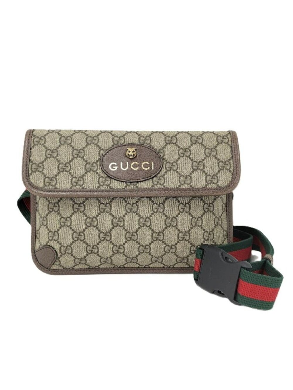 Gucci Belt Bag GG Supreme Sherry Line Brown